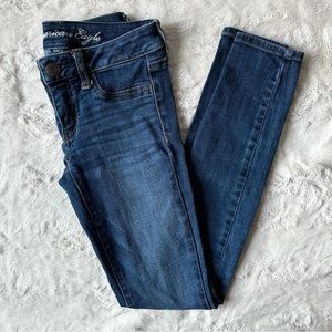 American Eagle Jeans Size 2 Jegging Denim Medium Wash
